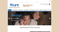 Desktop Screenshot of hopemarriage.com