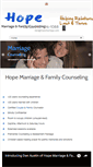 Mobile Screenshot of hopemarriage.com